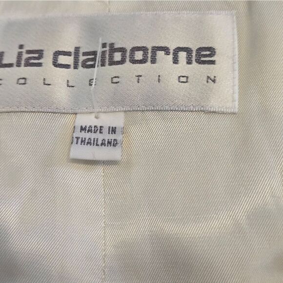 Liz Claiborne Pink & White Striped Tailored Vest - Picture 9 of 10